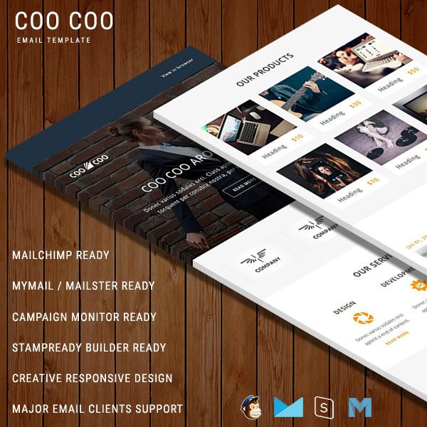 Coo Coo - Responsive Email Template