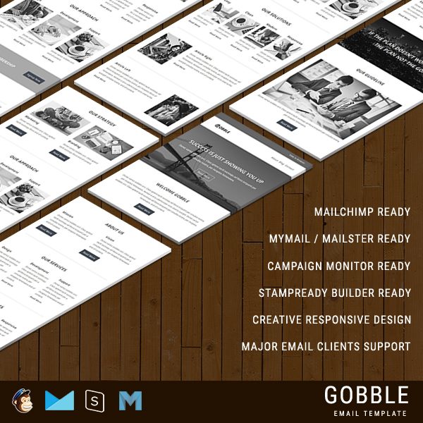 Gobble - Responsive Email Template