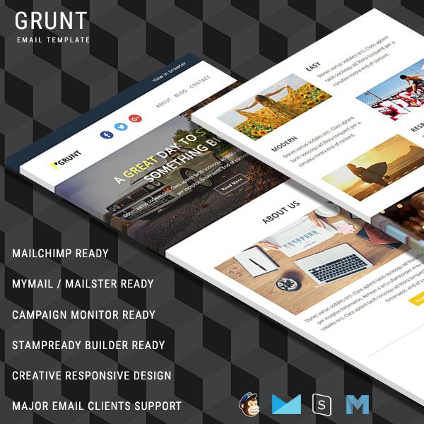 Grunt - Responsive Email Template