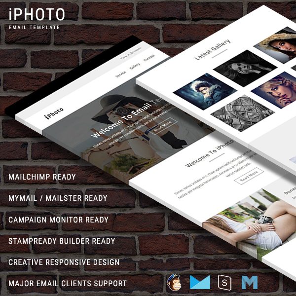 iPhoto - Responsive Email Template
