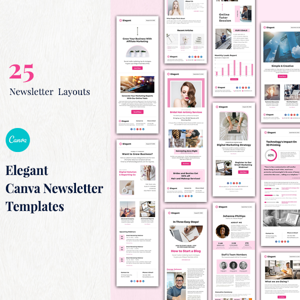 news presentation template canva