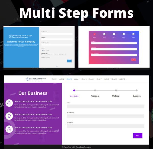 Divi Multi Step Forms Plugin For Contact Form 7