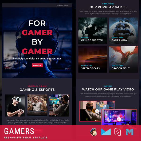 Gaming Store Website Template